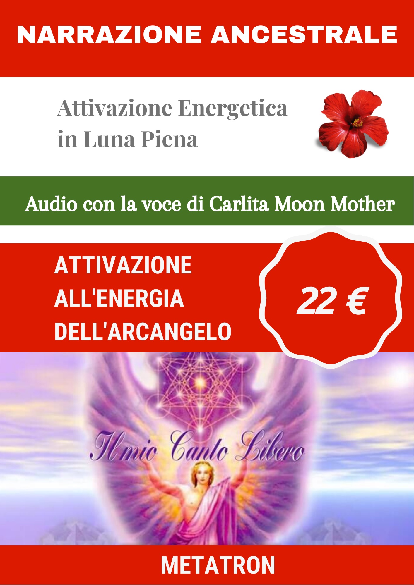 Attivazione All Energia Dell Arcangelo Metatron Fiore Rosso Di 